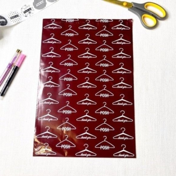 Other - 50 POSHMARK Poly Bags Shipping Mailers Designer Polybags
